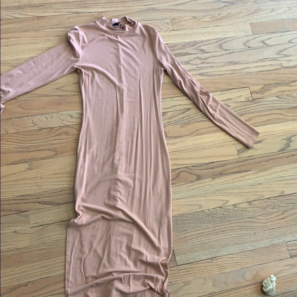 Long tight dress. Very cute on.